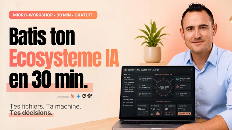 Coach IA des entrepreneurs qui scalent · monExpansion 4 Atelier gratuit · Bâtis ton écosystème IA en 30 min